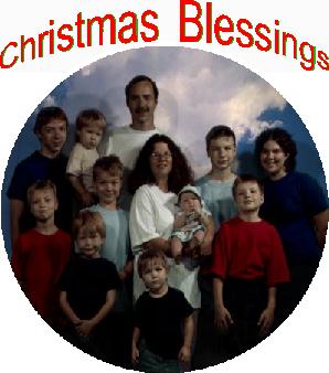 Christmas Blessings [photo of Palmquists]